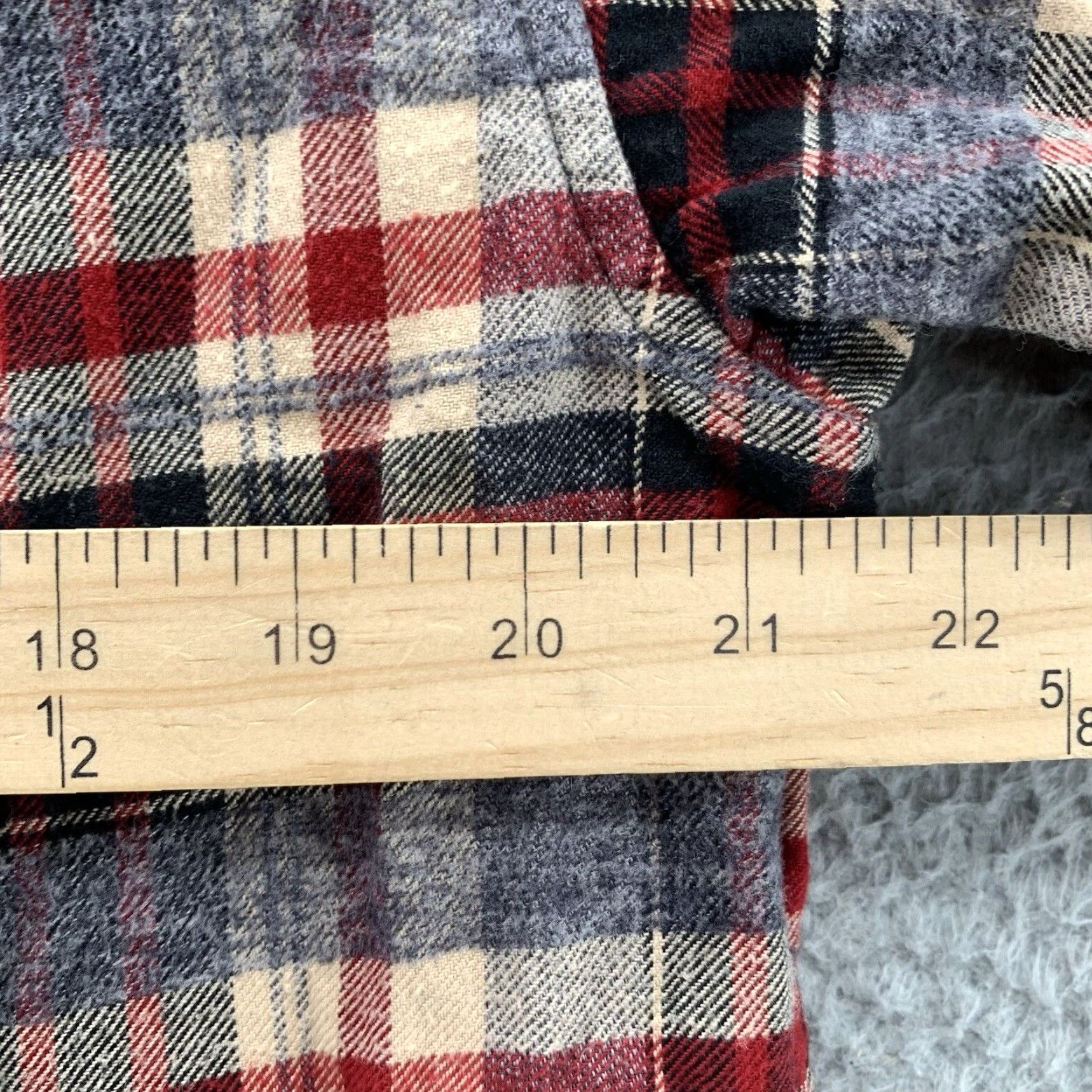 Vintage Red Head Flannel Shirt Men Medium Red Plaid Relax Logger Gorpcore Cabin Heritage Size US M / EU 48-50 / 2 - 6 Thumbnail