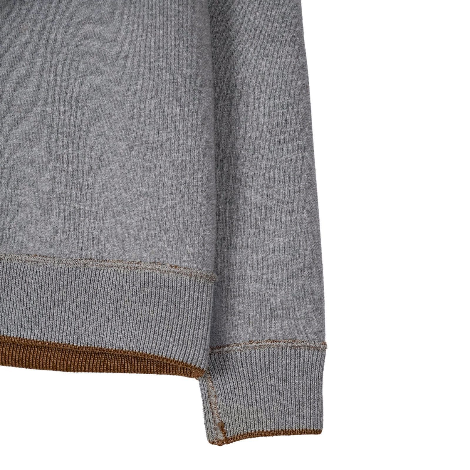 Acne Studios Acne Studios AW14 College Reverse Gray Wool Blend Sweatshirt Size US XS / EU 42 / 0 - 7 Thumbnail