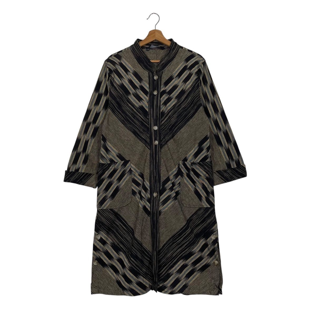 Japanese Brand Japanese Brand Chandni Patterned Long Coat Size M / US 6-8 / IT 42-44 - 1 Thumbnail