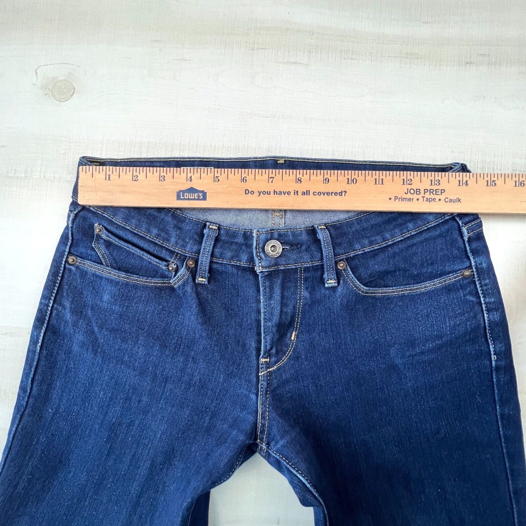 Levi's Levi's Womens Jeans 27 Demi Curve Modern Rise Straight Dark Wash Denim Casual Size 27" / US 4 / IT 40 - 7 Thumbnail