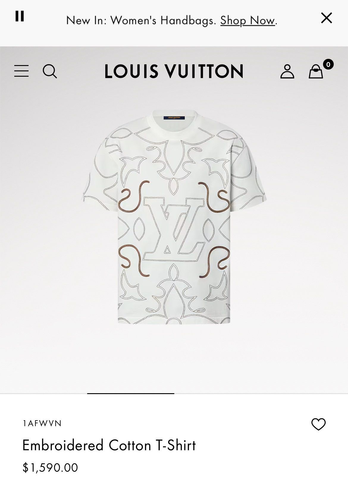 Louis Vuitton Louis Vuitton Embroidered Shirt Size US XL / EU 56 / 4 - 7 Thumbnail