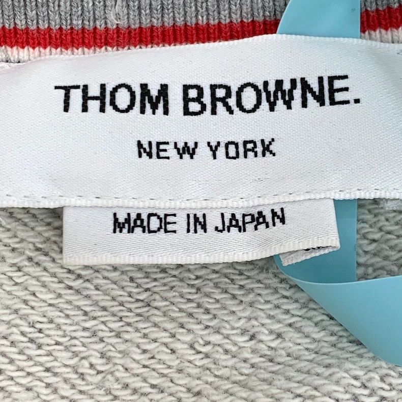 Thom Browne Thom Browne size3 Cotton round neck long sleeve hoodie Size US L / EU 52-54 / 3 - 6 Thumbnail