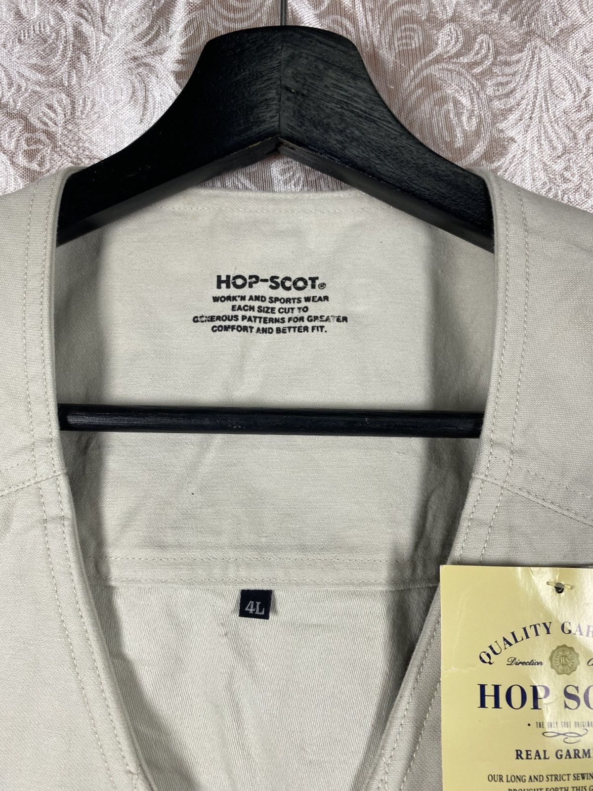 Japanese Brand HOP-SCOT Multi Pocket Utility Vest 4L Beige Fishing Tactical Size US XXL / EU 58 / 5 - 8 Thumbnail