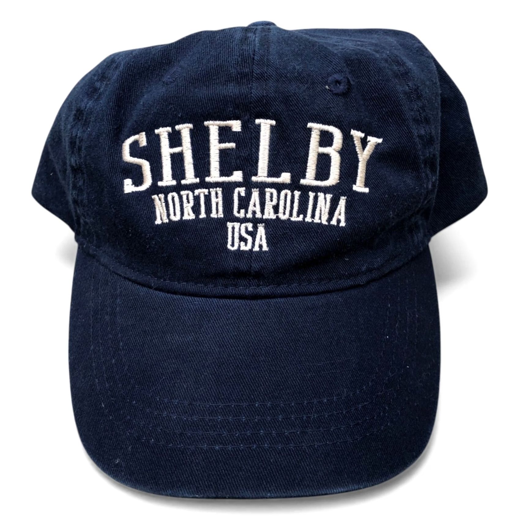 Vintage OHIOPYLE 81 SHELBY NORTH CAROLINA USA Baseball Hat Men's Blue Dad Cap Adjustable Baseball Cap Mens One Size Blue USA 81 Shelby NC Cap Size ONE SIZE - 2 Thumbnail