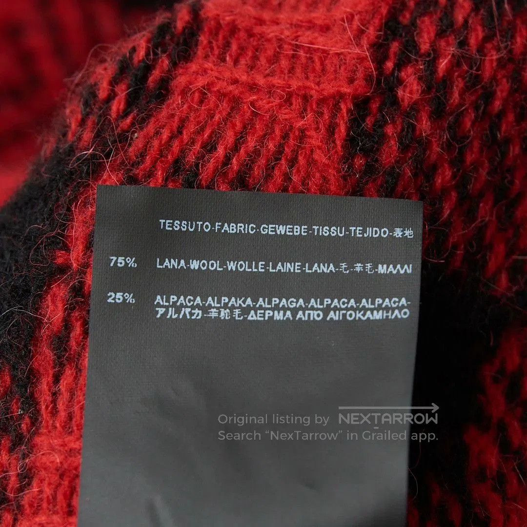 Saint Laurent Paris Saint Laurent Men's Classic Checkered Sweater. Size US M / EU 48-50 / 2 - 6 Thumbnail