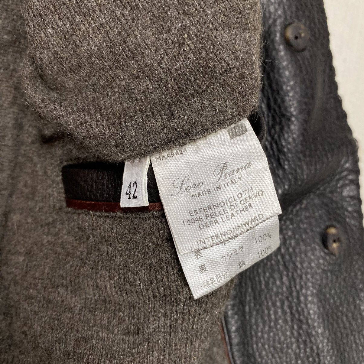Loro Piana Loro Piana Deer Leather With Cashmere Lined Jacket Size US M / EU 48-50 / 2 - 11 Thumbnail