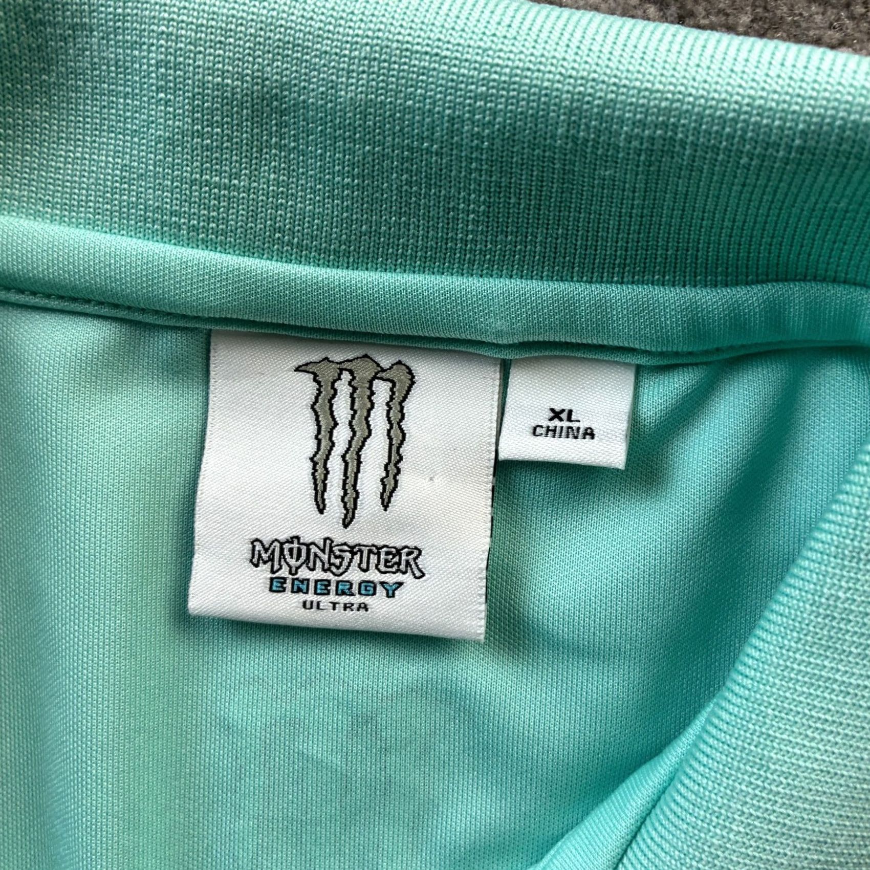 Vintage Monster Energy Polo Shirt Mens XL Green Vice Guava South Beach Miami Size US XL / EU 56 / 4 - 7 Thumbnail