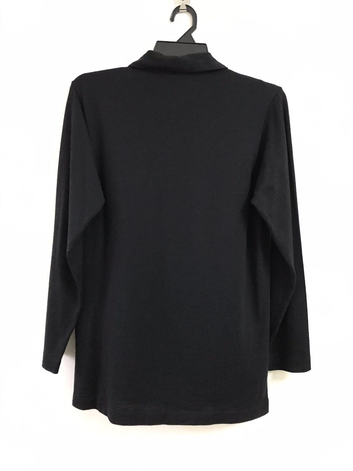 Comme des Garcons Vintage comme des Garcons Black Wool Shirt Button Up Size US M / EU 48-50 / 2 - 5 Thumbnail