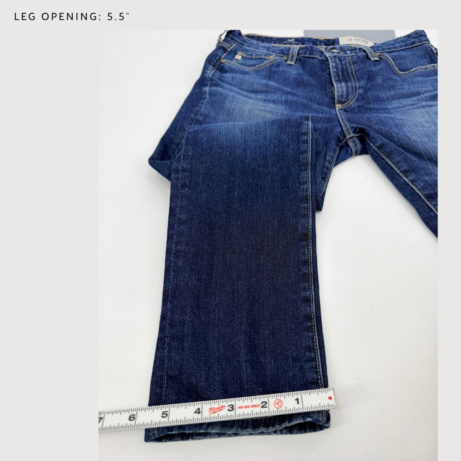 AG Adriano Goldschmied AG Adriano Goldschmied Faye Mid Rise Cigarette Jeans 27 Size 27" / US 4 / IT 40 - 9 Thumbnail