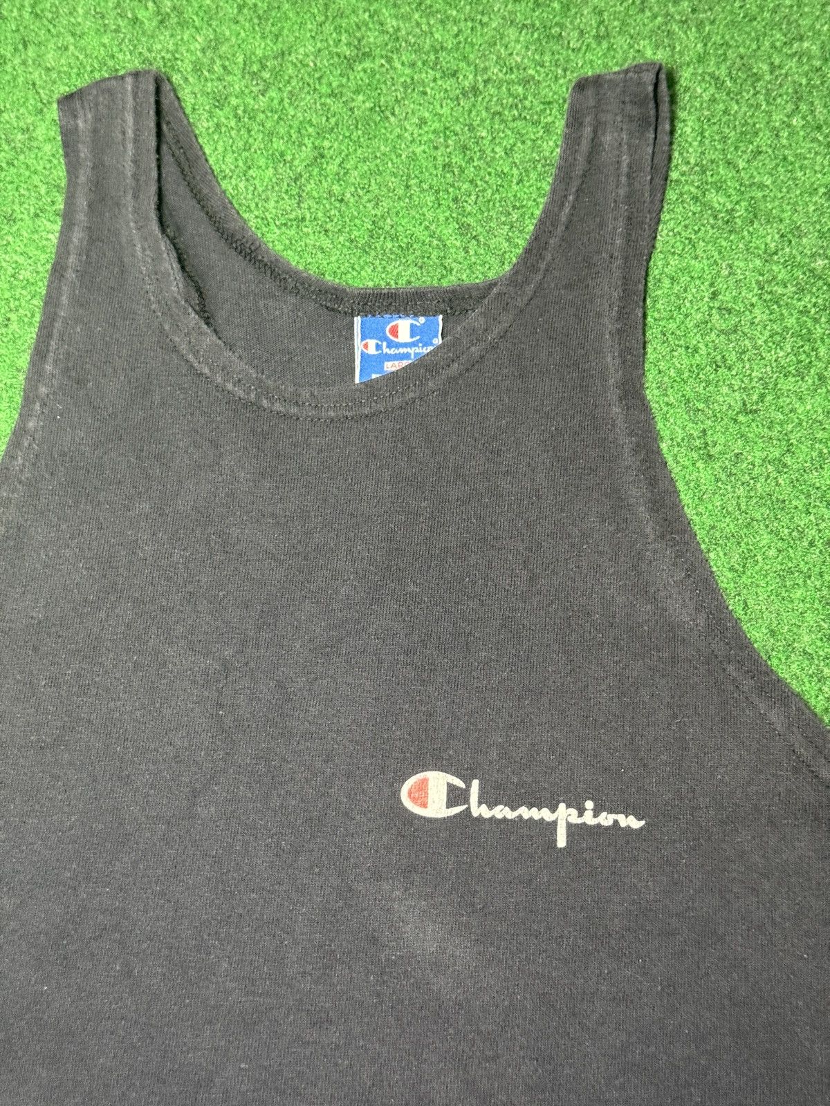 Champion Vintage 90s Champion Black Large Sleeveless Shirt Tank Top Size US L / EU 52-54 / 3 - 2 Thumbnail