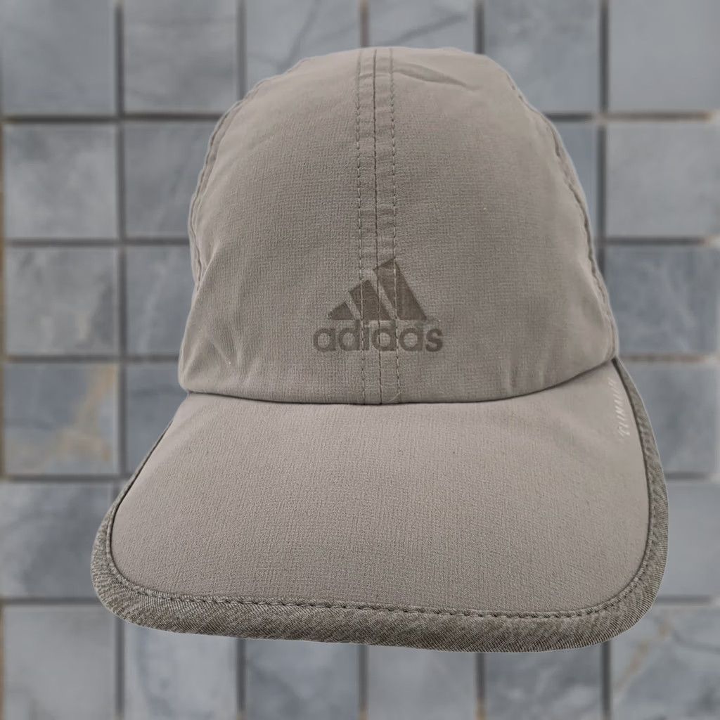 Adidas Adidas Hat Cap Strap Back Gray Climalite Lightweight Mens Baseball Cap One Size Adjustable Size ONE SIZE - 1 Thumbnail