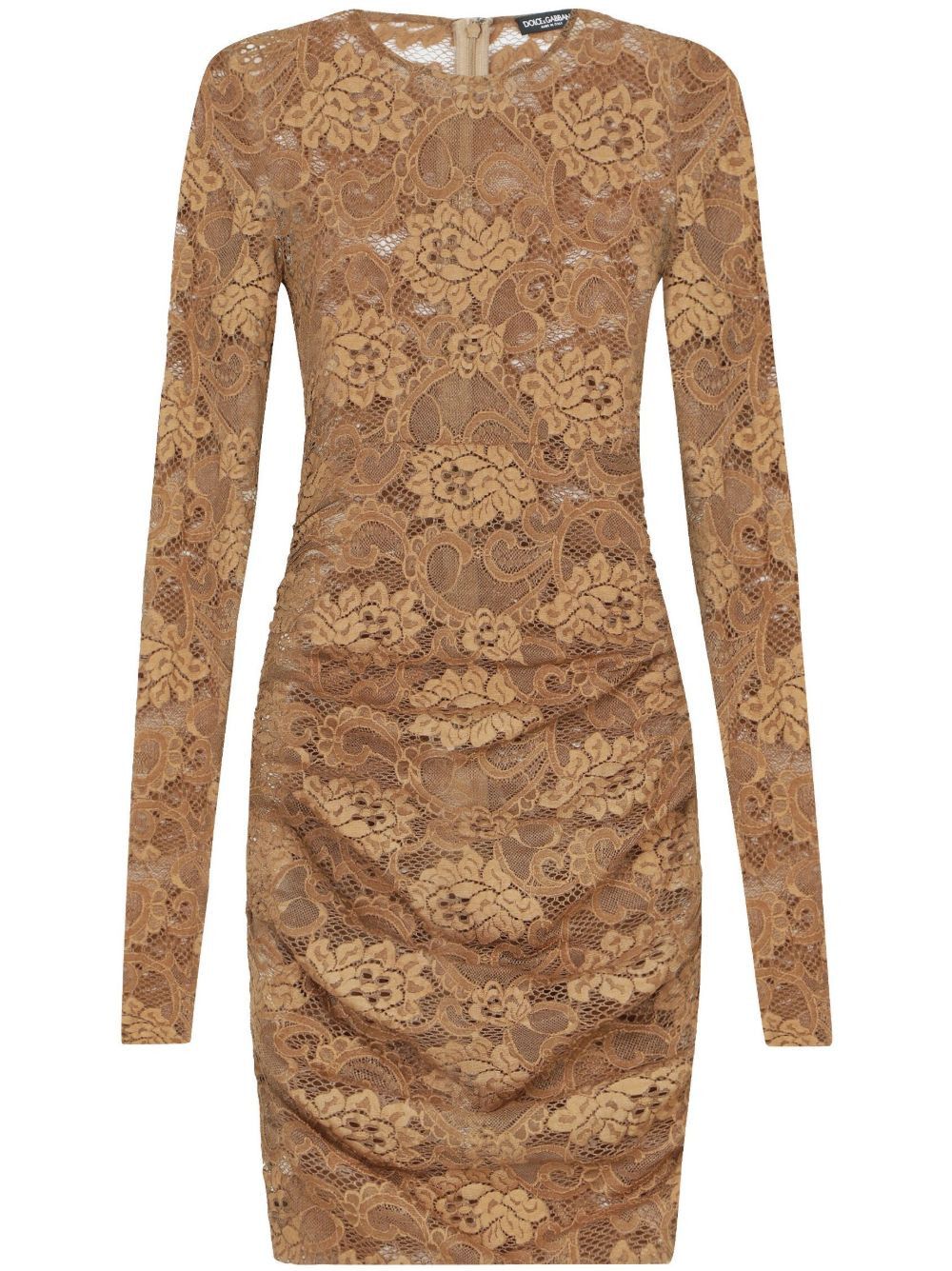 Dolce & Gabbana FLORAL LACE DRESS Size M / US 6-8 / IT 42-44 - 1 Thumbnail