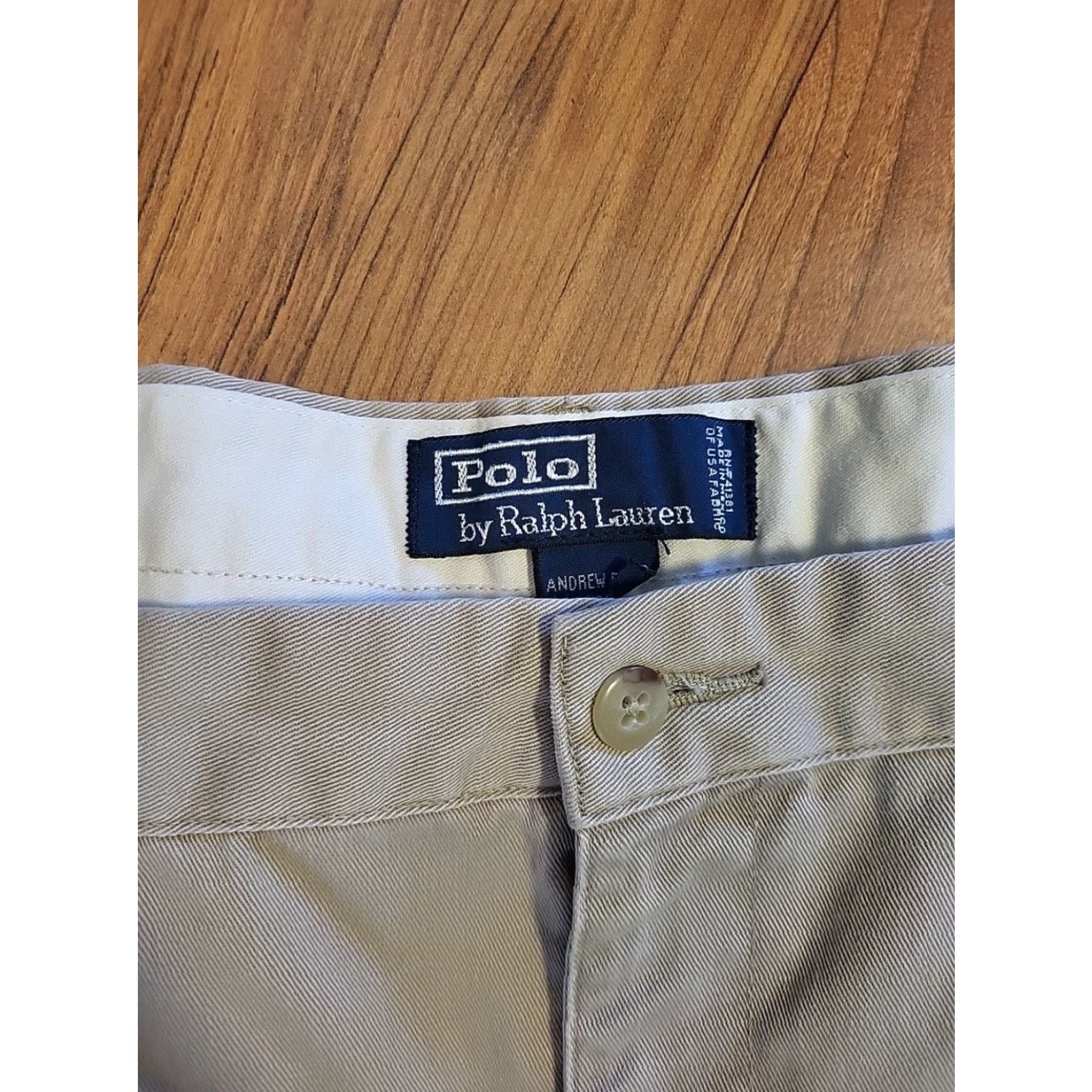 Polo Ralph Lauren Polo Ralph Lauren Andrew Chino Pants 38x32 Beige Men Golf Size US M / EU 48-50 / 2 - 2 Thumbnail