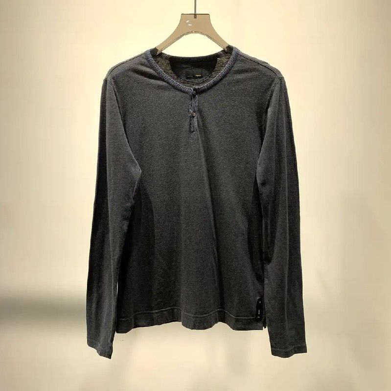 Fendi Fendi Gray Cashmere Men's Sweatshirt 0089 Size US M / EU 48-50 / 2 - 1 Thumbnail