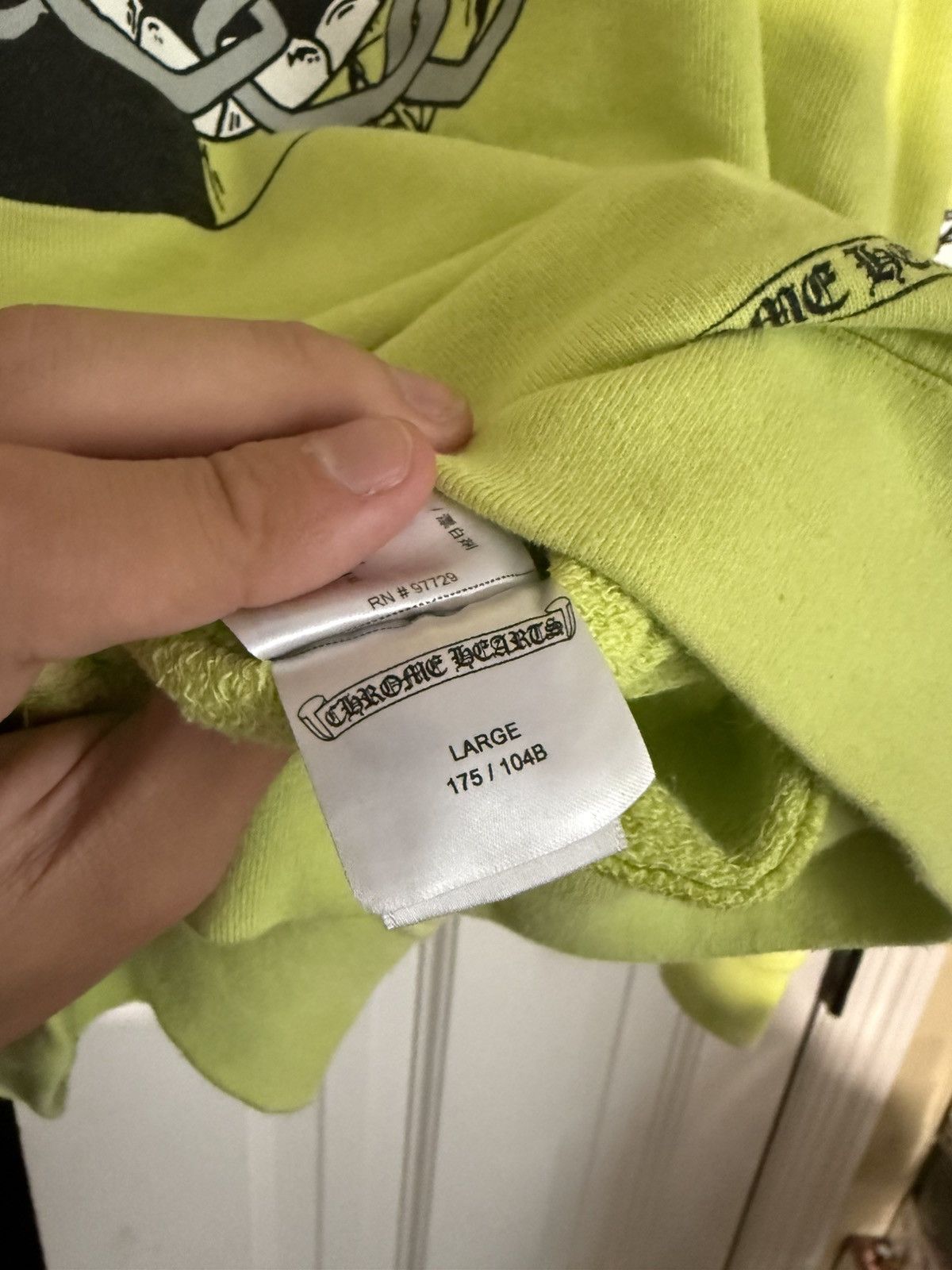 Chrome Hearts Chrome Hears Green Matty Boy “Chain Games” Crewneck Size US L / EU 52-54 / 3 - 5 Thumbnail