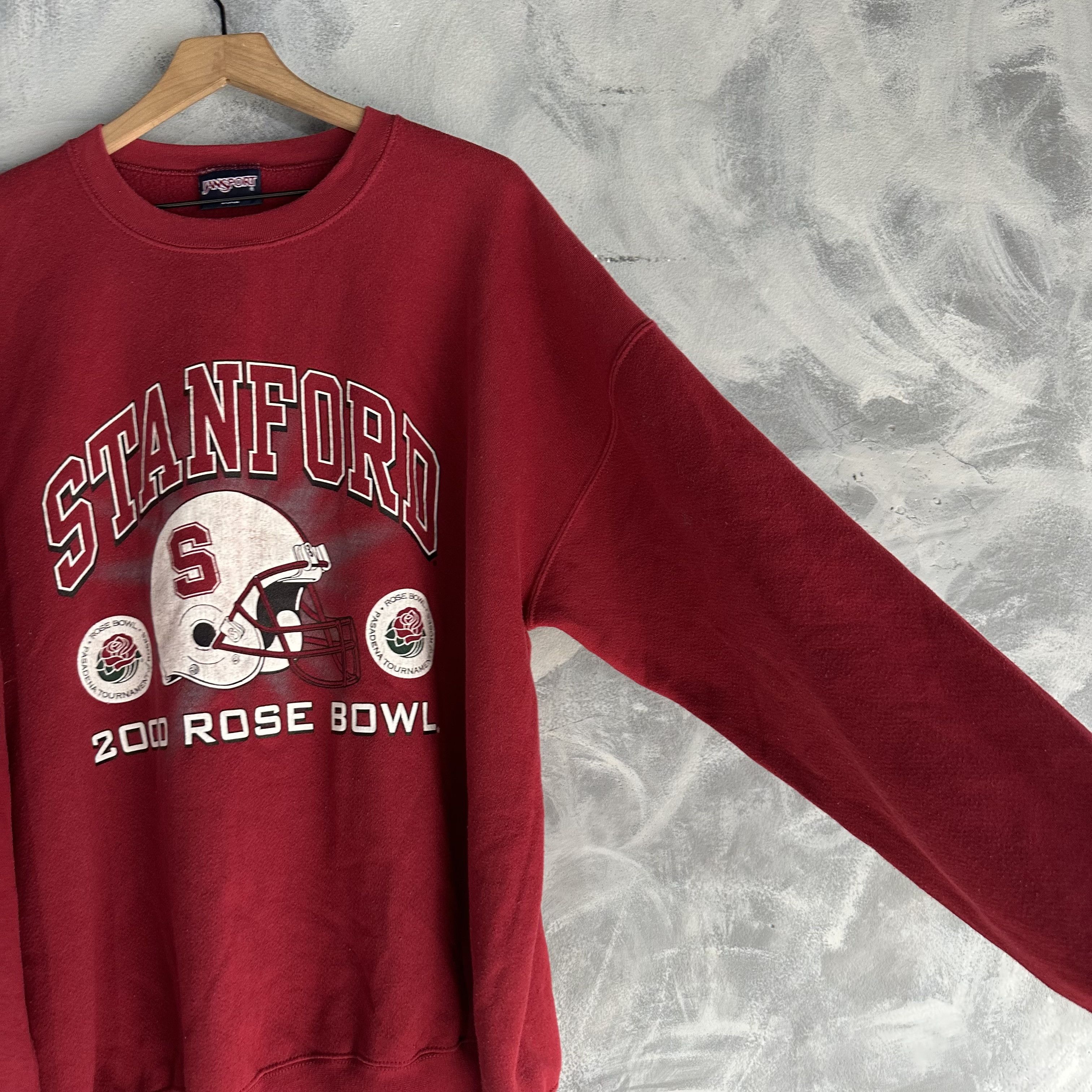 Jansport Vintage Stanford Sweatshirt Mens 2XL Jansport Rose Bowl Size US XXL / EU 58 / 5 - 3 Thumbnail