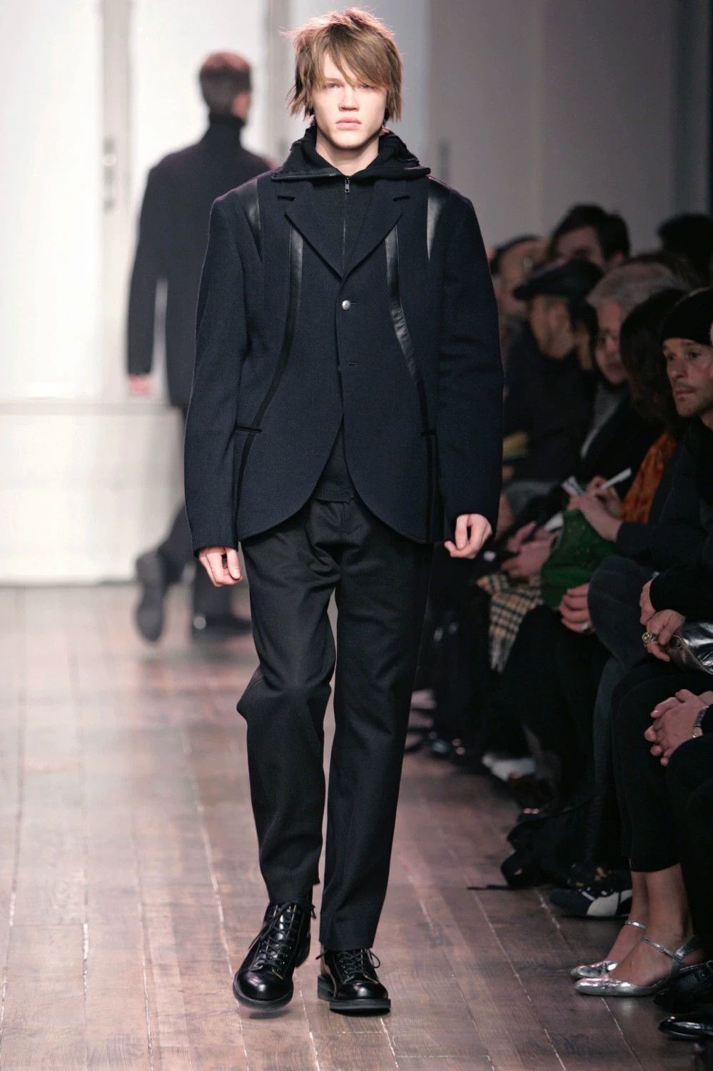 Yohji Yamamoto Yohji Yamamoto 05AW Arc Panel Silver Button Blazer Size US M / EU 48-50 / 2 - 3 Thumbnail