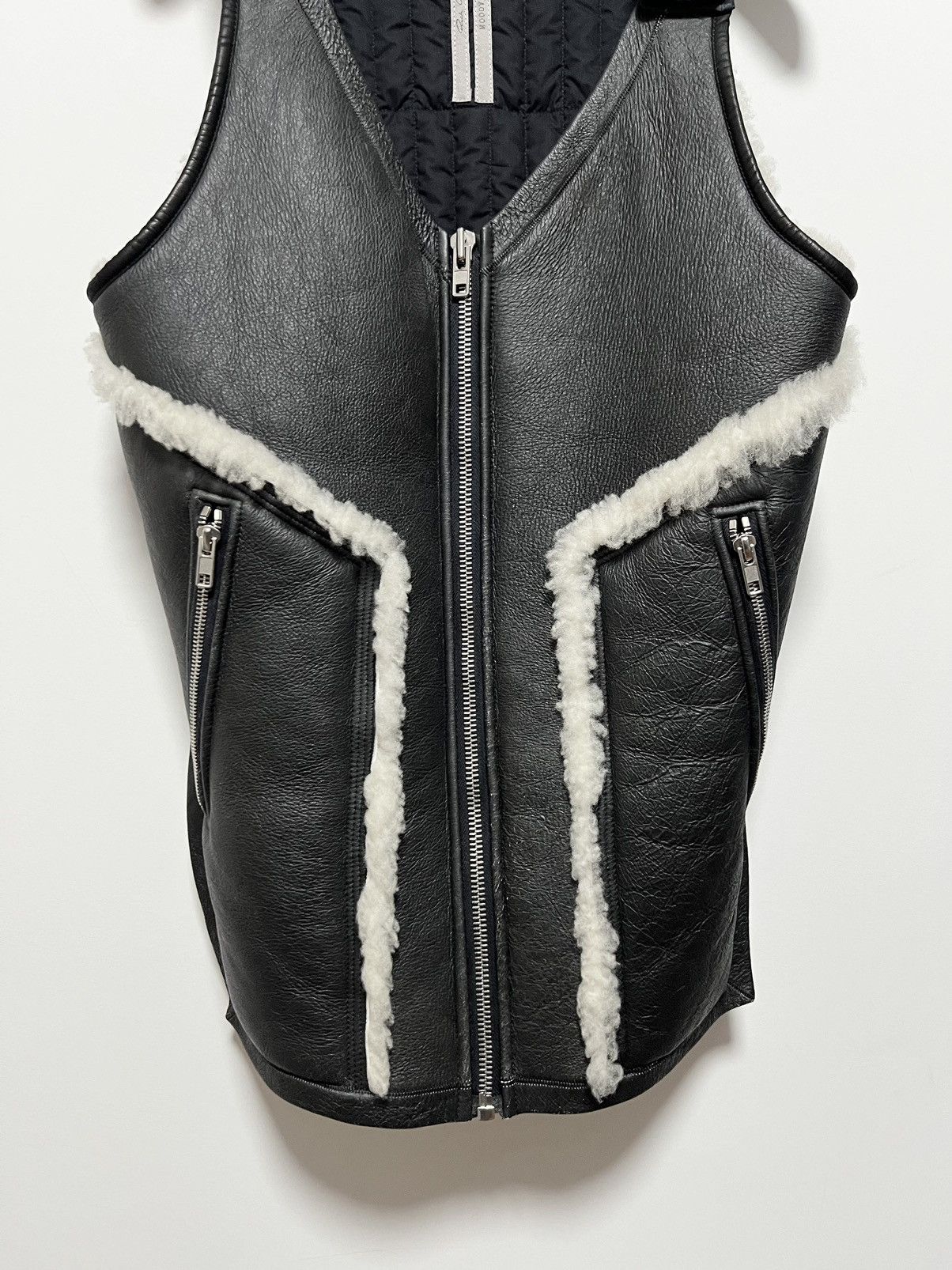 Rick Owens F/W 14 "MOODY" Runway Shearling Leather Vest Rick Owens M Size US M / EU 48-50 / 2 - 3 Thumbnail
