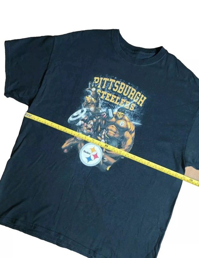 Vintage Vintage Pittsburgh Steelers x Marvel t-shirt Size US XL / EU 56 / 4 - 8 Thumbnail