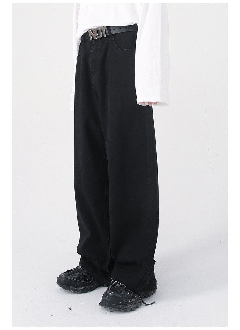Japanese Brand × Jean Japanese retro washed loose straight jeans Size US 32 / EU 48 - 2 Thumbnail