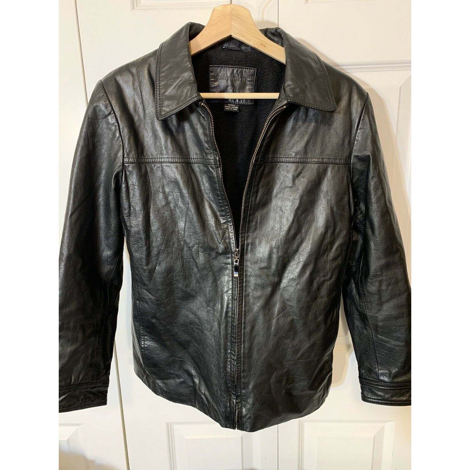 Other Kathy Ireland Black Leather Jacket Coat Women's Sz M Size M / US 6-8 / IT 42-44 - 7 Thumbnail