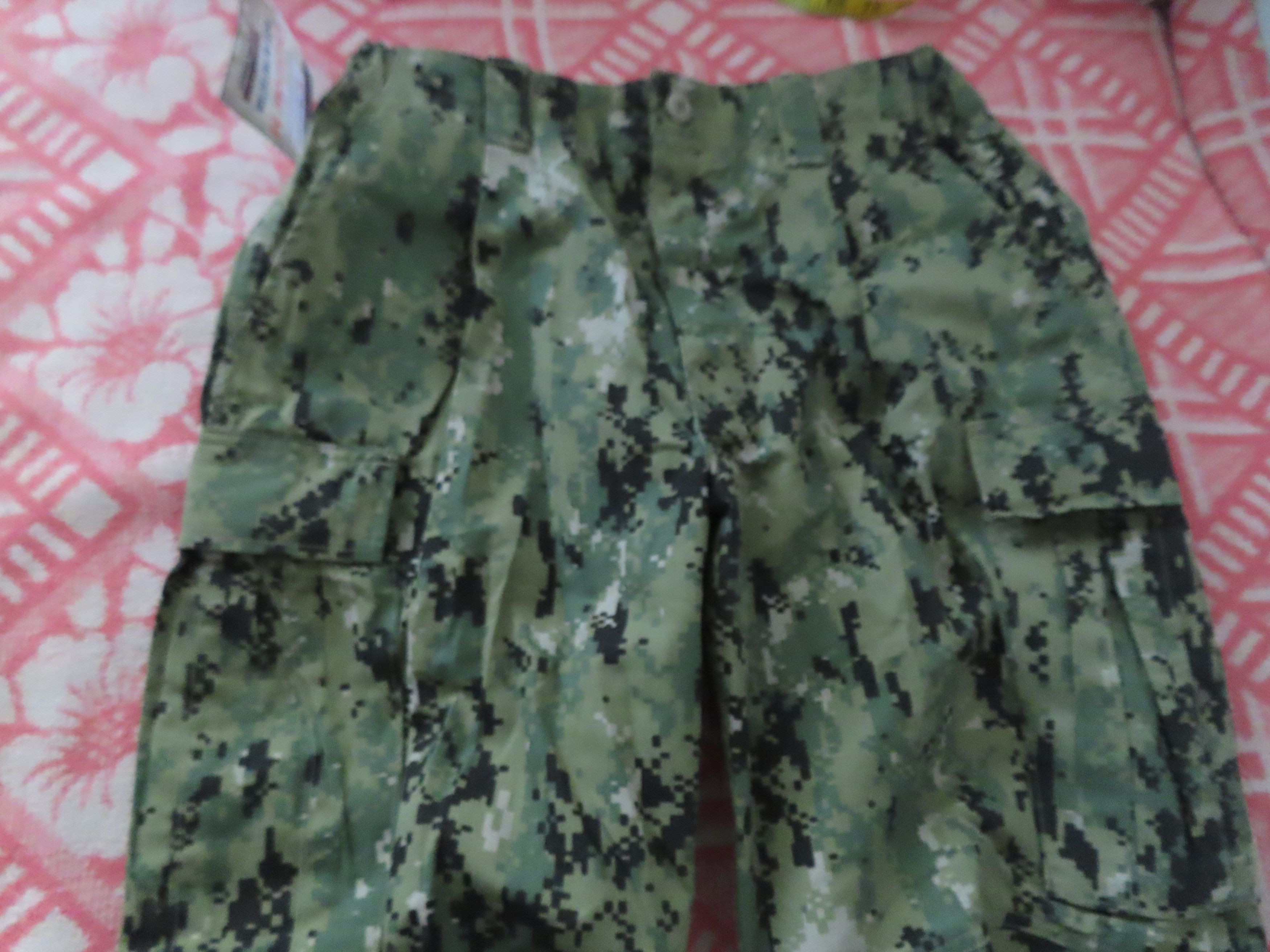 Vintage U.S. NAVY ARO2 WOODLAND FROG FLAME RESISTANT PANTS Size US 32 / EU 48 - 3 Thumbnail