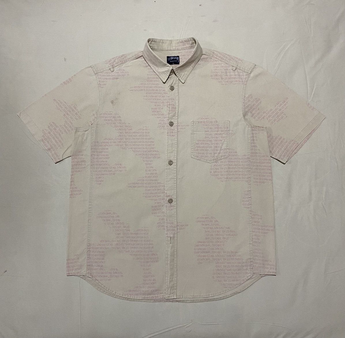 Stussy Vintage 00s Stussy Shirt Button Size US L / EU 52-54 / 3 - 1 Thumbnail