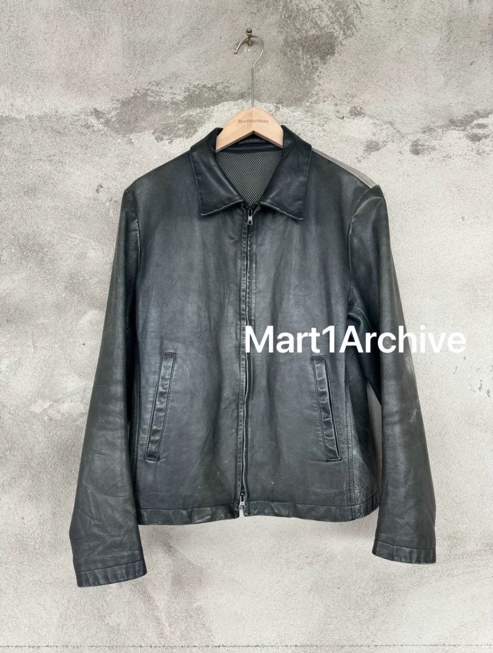 Yohji Yamamoto Yohji Yamamoto 6.1The men 23rd Mermaid leather jacket Size US L / EU 52-54 / 3 - 2 Thumbnail