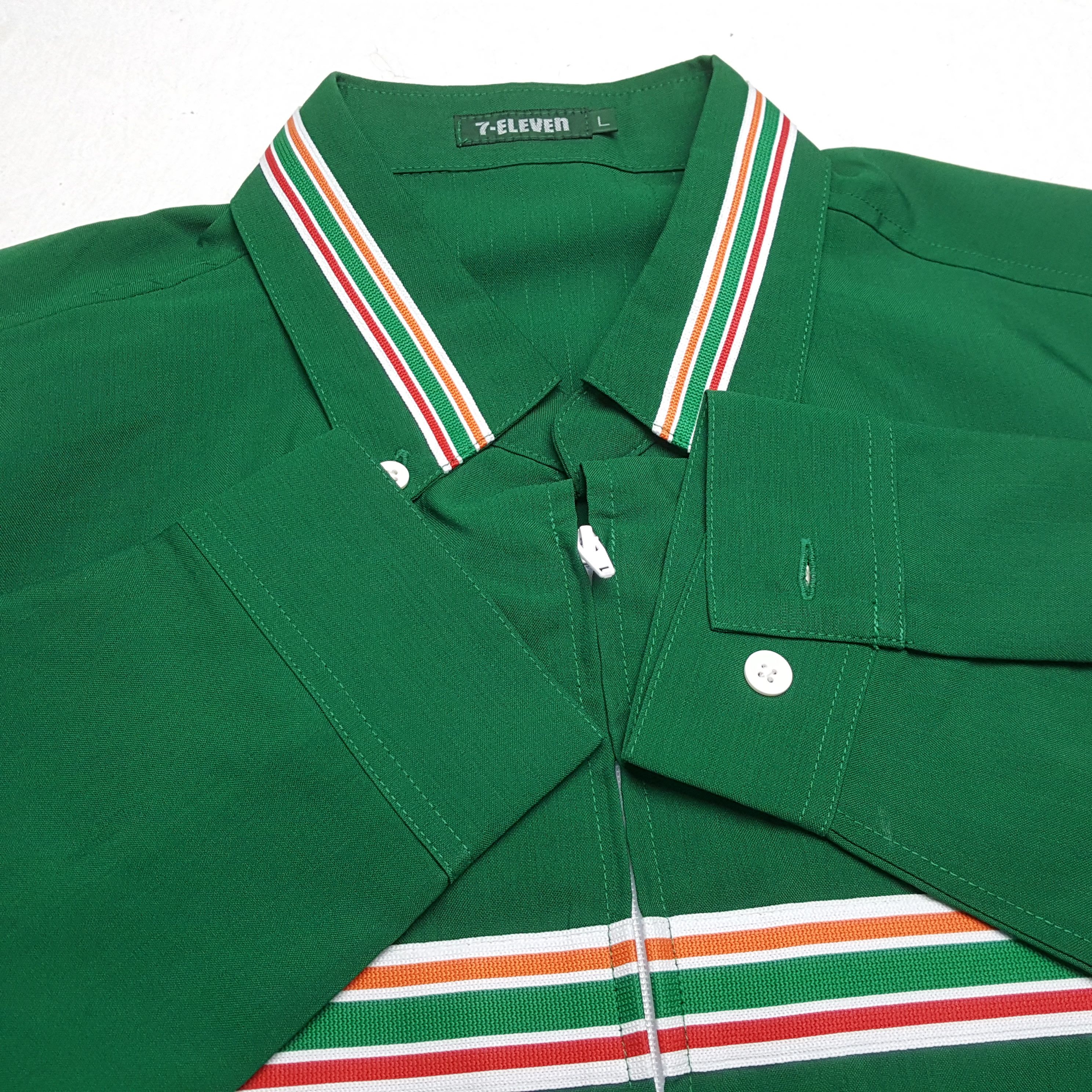 Japanese Brand × Vintage Vintage 7-ELEVEn Japanese Workers Uniform Shirt Jacket Size US M / EU 48-50 / 2 - 9 Thumbnail
