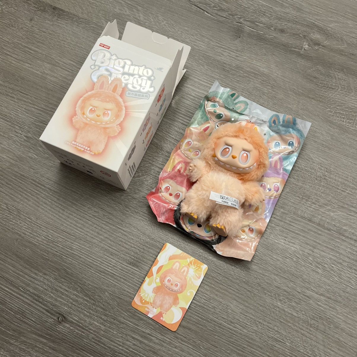 POP MART Labubu Big Into Energy Happiness Monster Size ONE SIZE - 9 Thumbnail