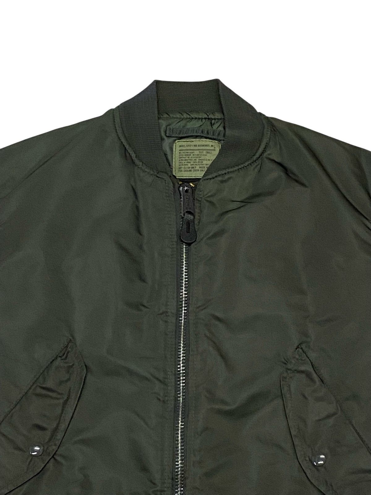 Alpha Industries Vintage Alpha Industries MA-1 Bomber Jacket Size US S / EU 44-46 / 1 - 7 Thumbnail