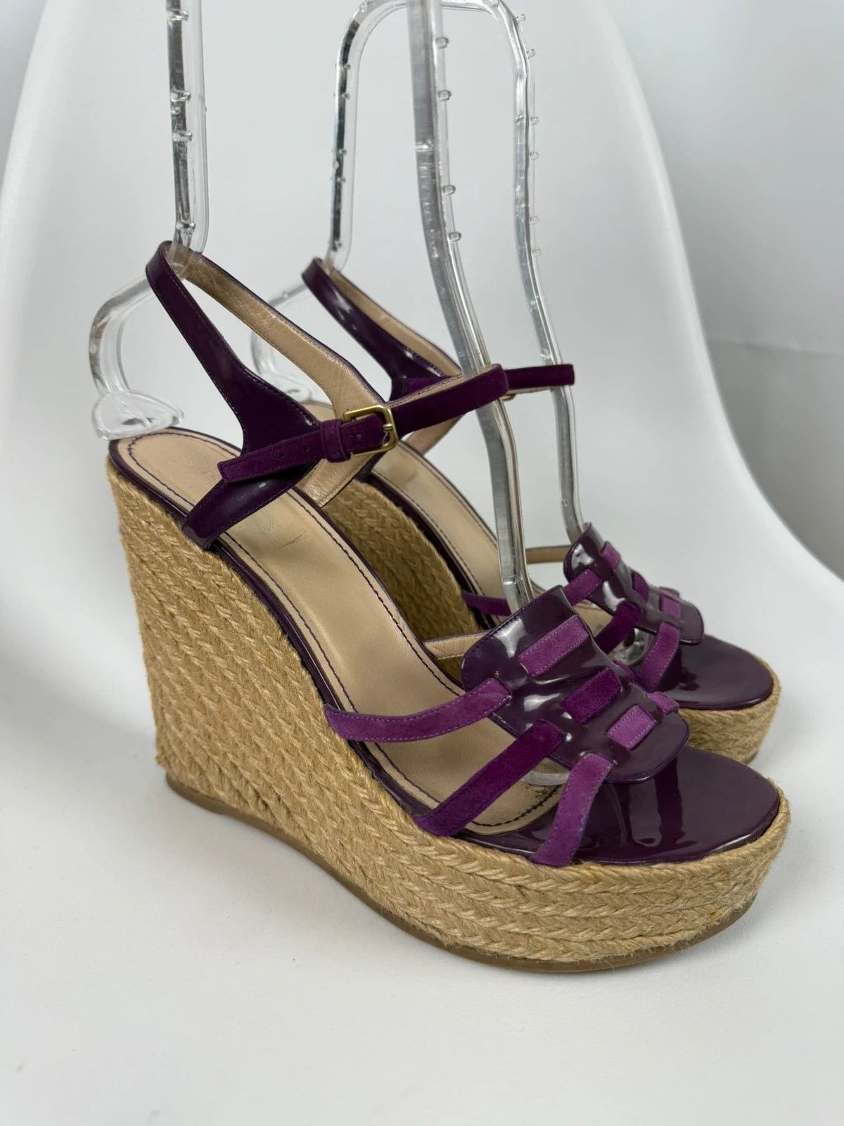 Yves Saint Laurent Yves Saint Laurent Wedge Sandals size 41 Size US 10 / IT 40 - 1 Thumbnail