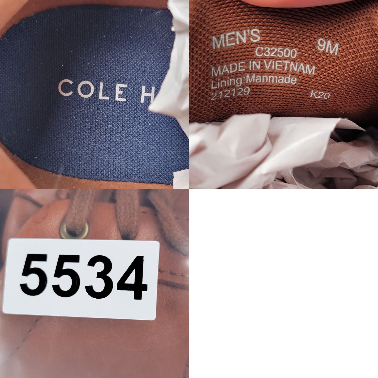 Cole Haan Cole Haan Reagan Grand Sneaker British Tan Leather C32500 Size 9M Mens Size US 9 / EU 42 - 9 Thumbnail