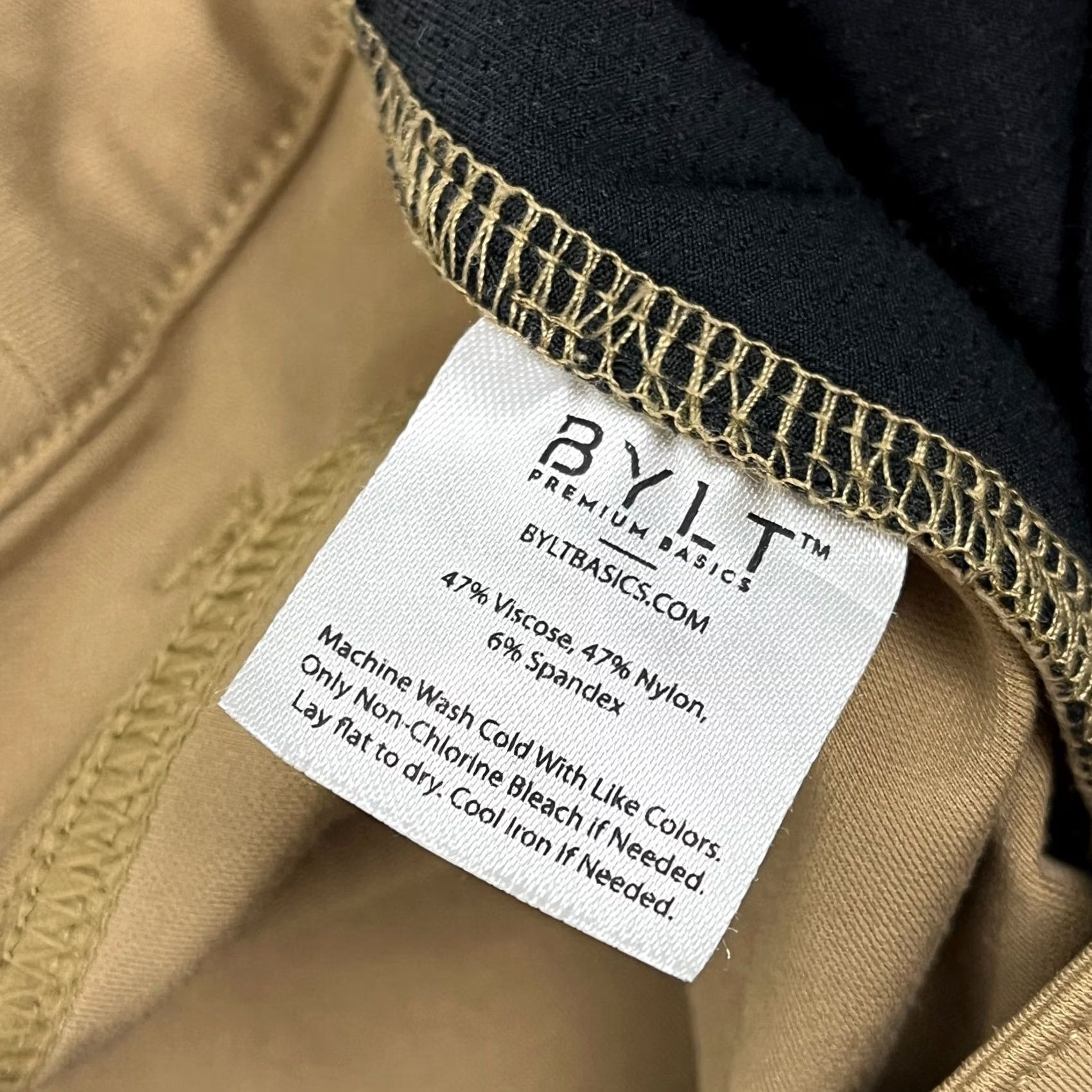 Vintage BYLT Pants Mens 30 x 29 Everyday 2.0 Slim Fit Brown Travel Golf Stretch Chino Pants Size US 30 / EU 46 - 6 Thumbnail