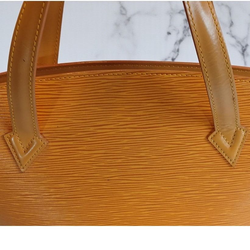 Louis Vuitton Louis Vuitton Epi Saint Jacques Handbag Yellow with Dust Bag Size ONE SIZE - 14 Thumbnail