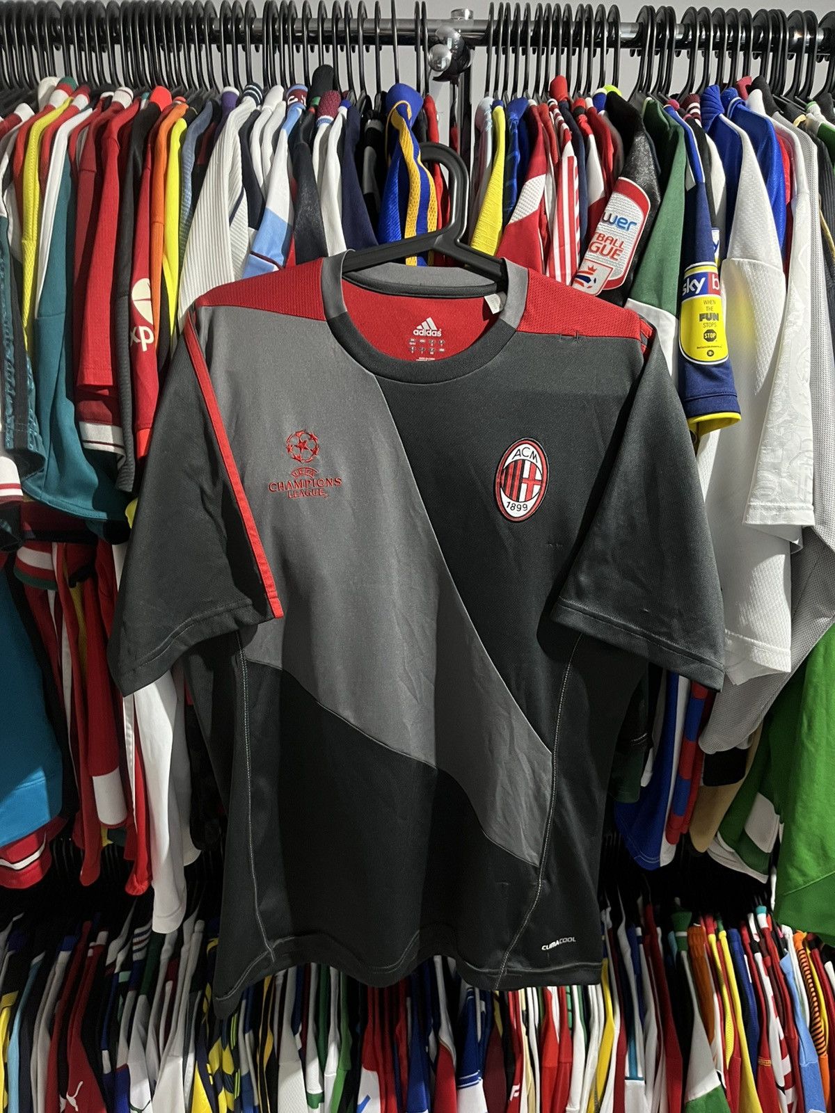 Adidas Adidas AC Milan 2012/13 Champions League Training Jersey UCL Size US M / EU 48-50 / 2 - 1 Thumbnail