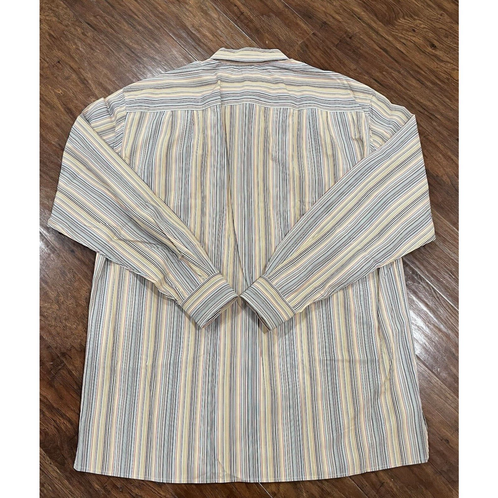 Ermenegildo Zegna Ermenegildo Zegna Shirt Men 2XLarge Multi Color Barcode Size US XXL / EU 58 / 5 - 2 Thumbnail