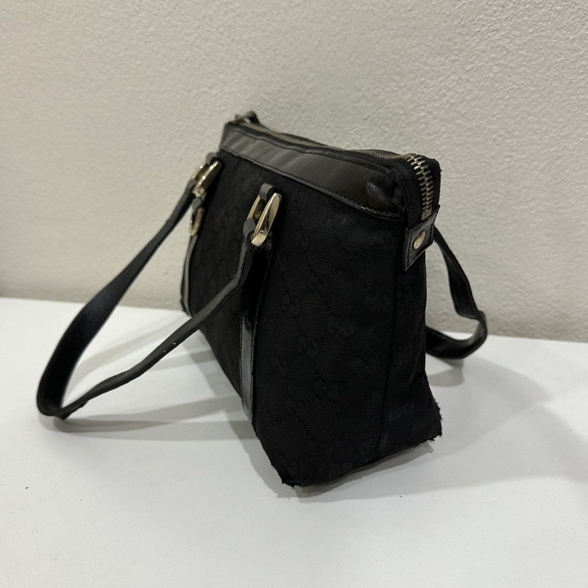 Gucci GUCCI GG CANVAS SMALL ABBEY TOTE BAG D RING 13 Size ONE SIZE - 5 Thumbnail