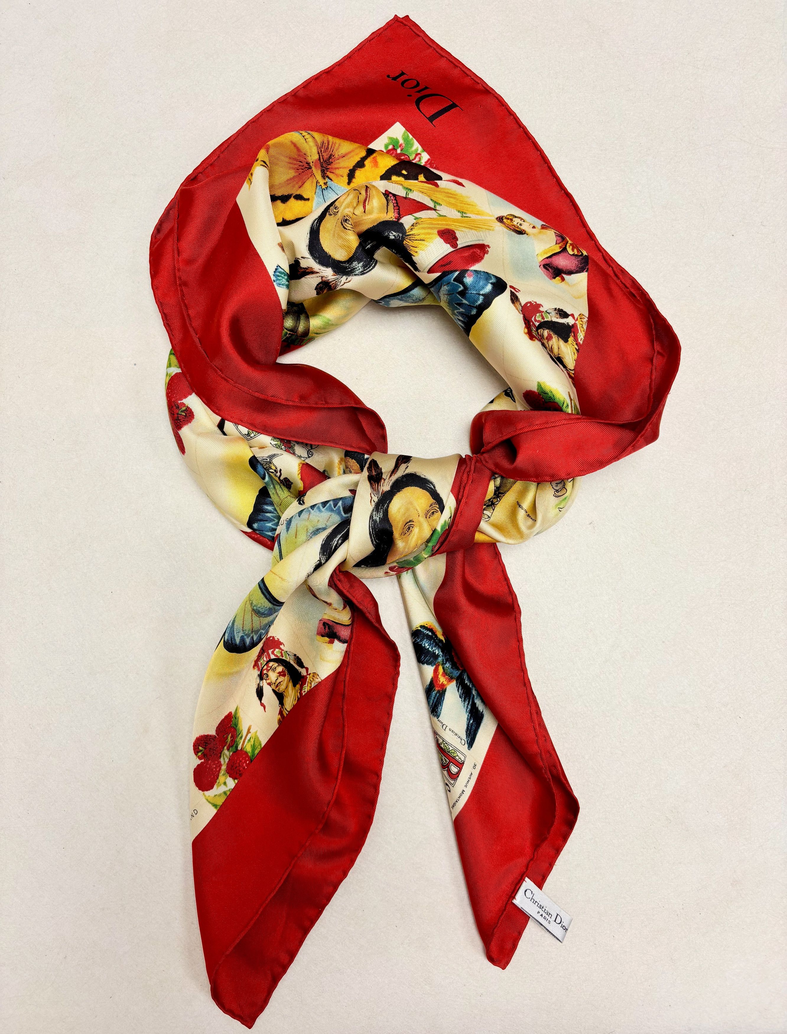Dior Foulard Carré en soie 2002 Size ONE SIZE - 1 Thumbnail