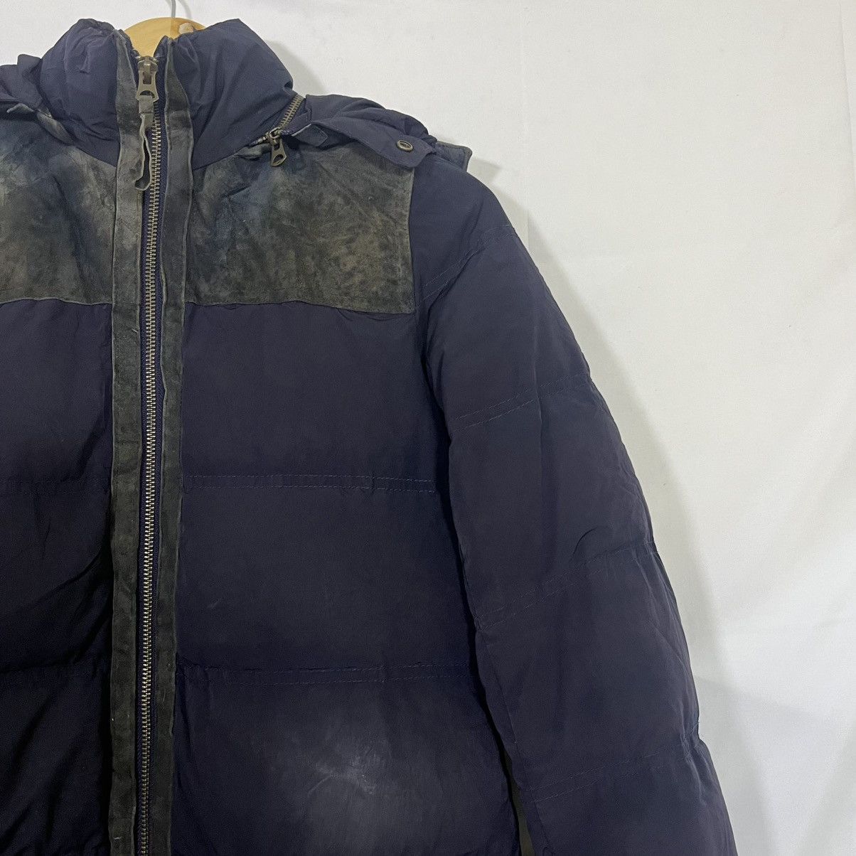 Ron Herman VINTAGE RON HERMAN SUEDE LEATHER PUFFER JACKET Size US XS / EU 42 / 0 - 3 Thumbnail