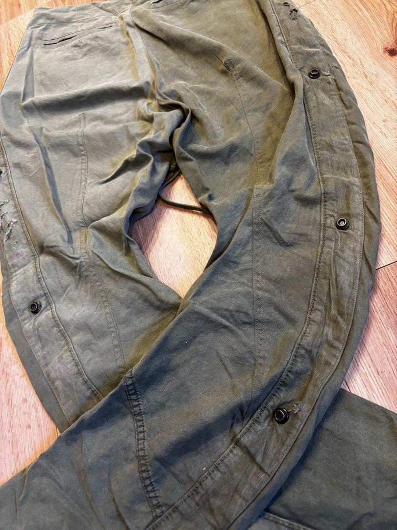 Greg Lauren Army tent curved lounge pant Size US 32 / EU 48 - 5 Thumbnail