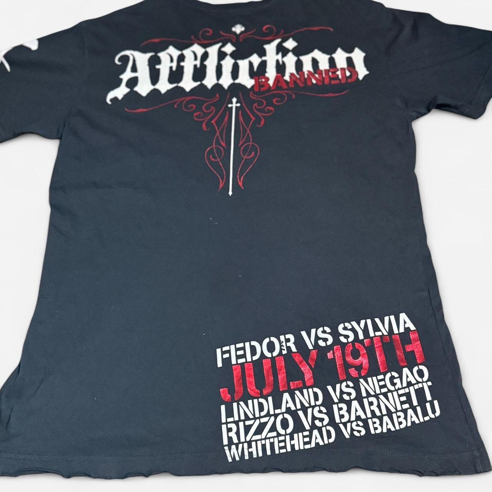 Affliction Sick affliction banned mma t shirt Size US XL / EU 56 / 4 - 6 Thumbnail