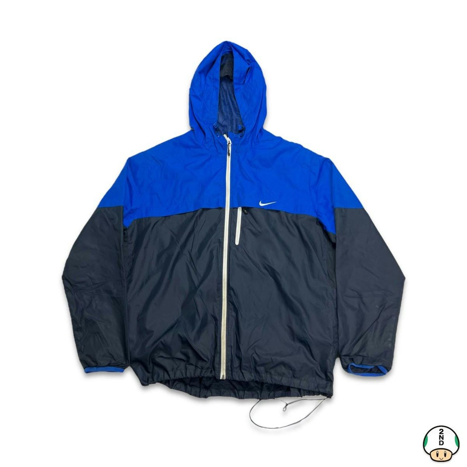 Nike × Vintage Nike Sportswear Jacket XL Swoosh Zip Lightweight Windbreaker Size US XL / EU 56 / 4 - 1 Thumbnail
