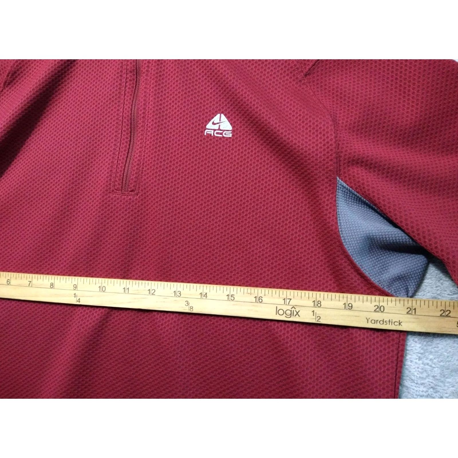 Nike ACG Nike ACG Shirt Mens M Red Nike Dri-Fit Polo Short Sleeve 1/4 Zip Outdoor Sports Golf Polo Shirt Size US M / EU 48-50 / 2 - 4 Thumbnail