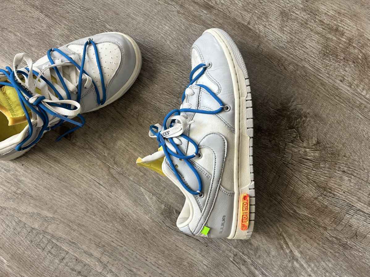 Nike × Off-White Nike Dunk Low Off-White Lot 10 Size US 9.5 / EU 42-43 - 2 Thumbnail