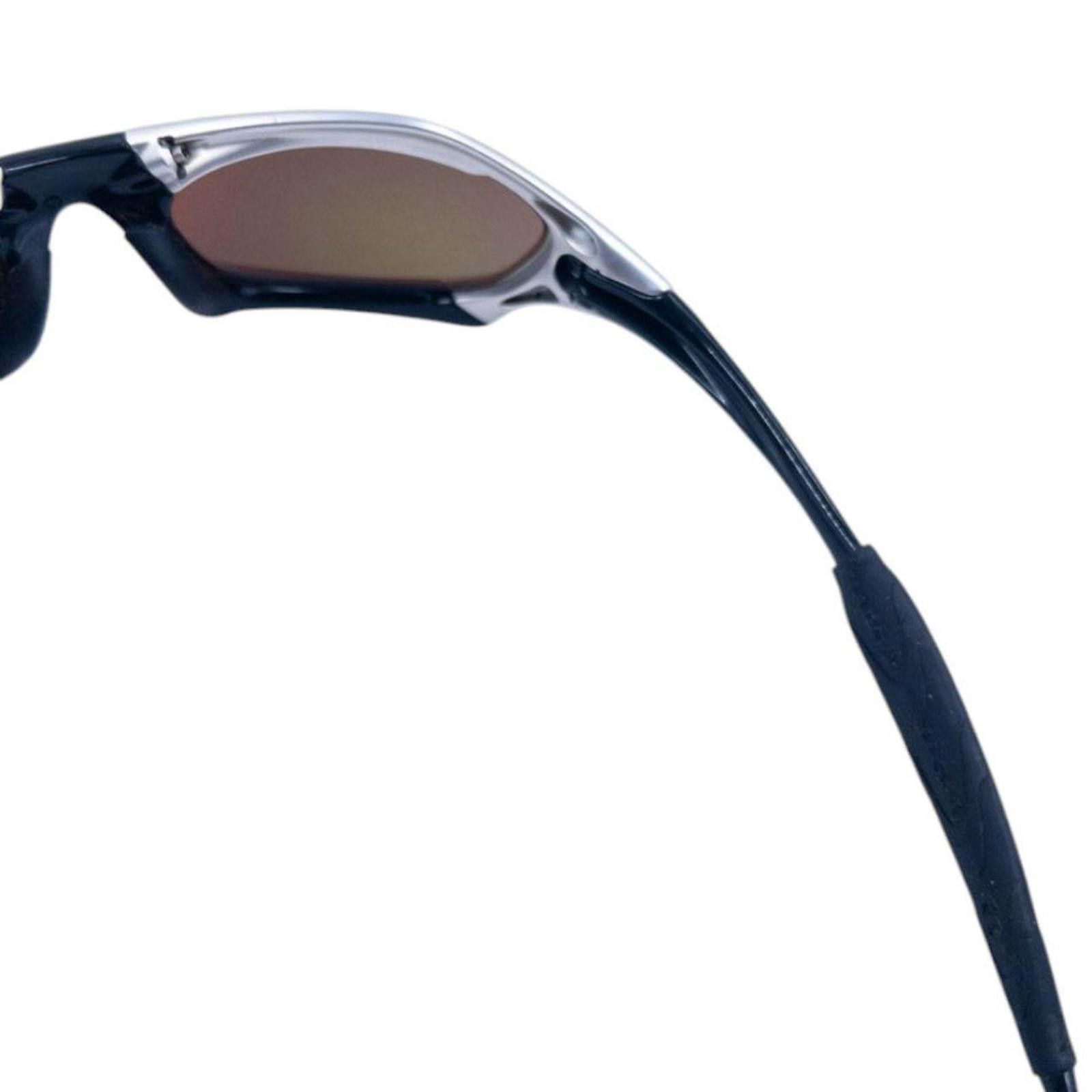 Oakley Vintage 2003 Oakley Splice Black Fire Iridium Sunglasses Size ONE SIZE - 5 Thumbnail