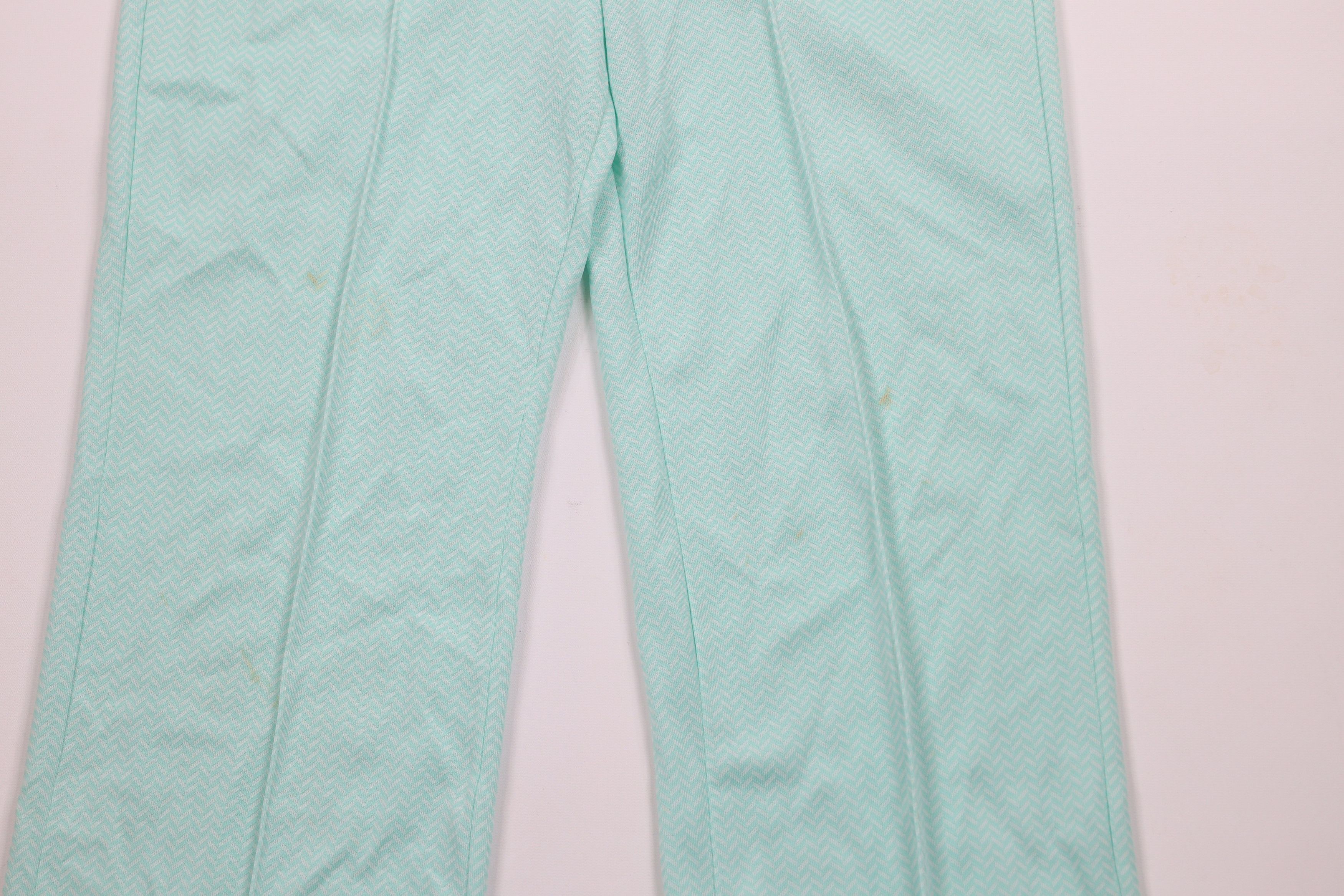 Vintage Vintage 70s Streetwear Knit Herringbone Bell Bottoms Pants Size 38" / US 16 / IT 52 - 3 Thumbnail
