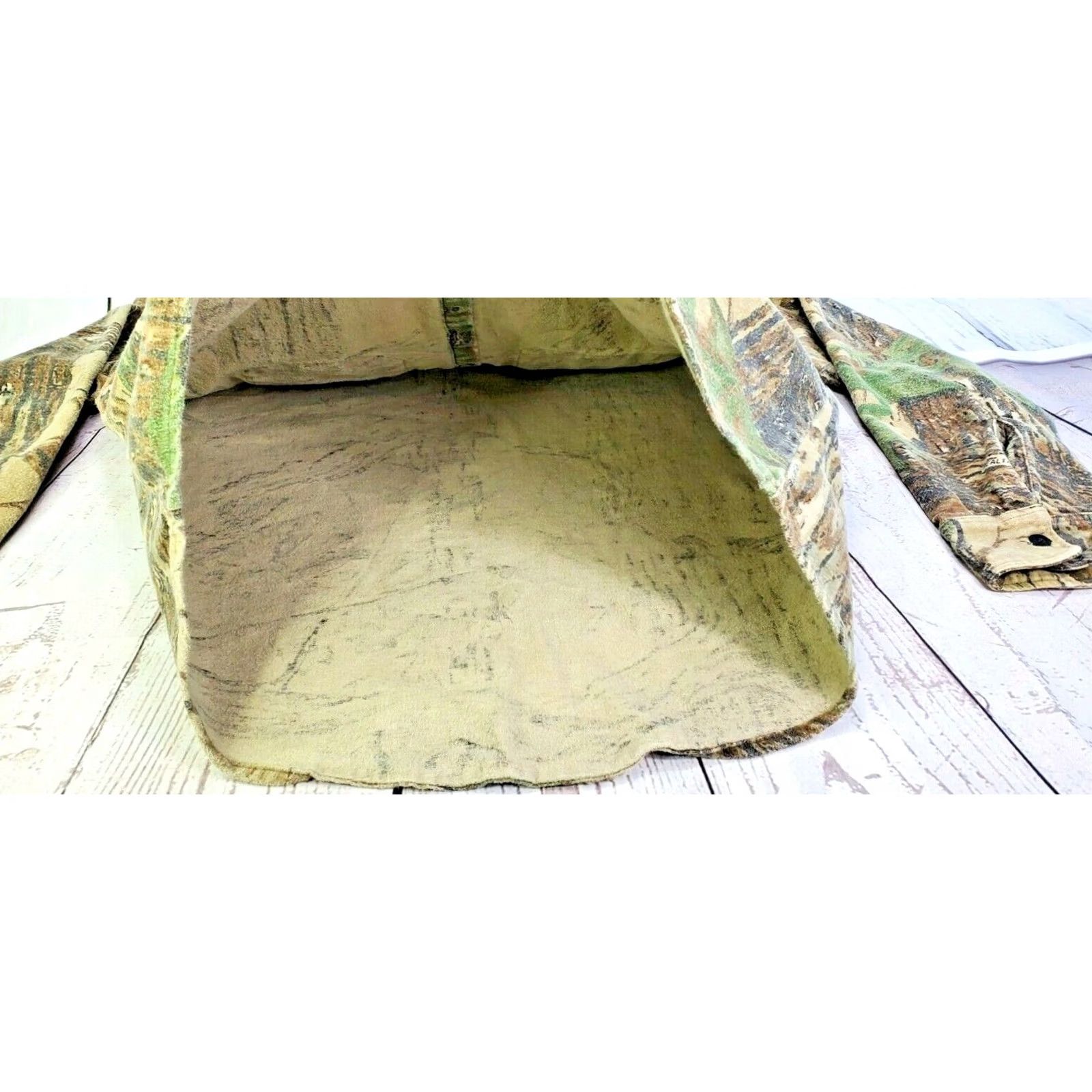 Realtree VINTAGE Rattler's Brand Real Tree Camo Flannel Shirt Mens Sz Lrg Size US XL / EU 56 / 4 - 3 Thumbnail