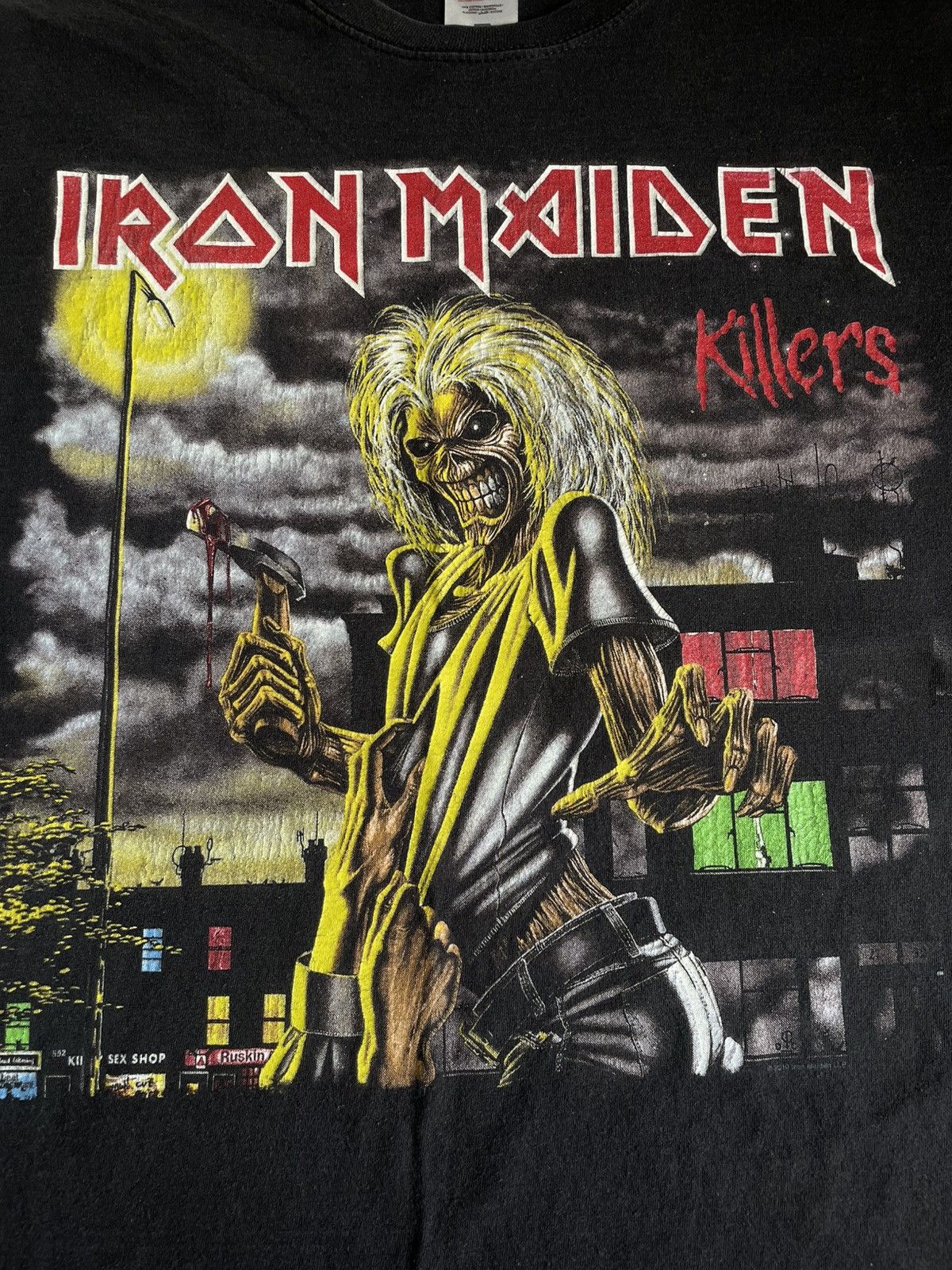 Band Tees Vintage Iron Maiden Killers T-shirt printed Faded Tee Y2k Size US M / EU 48-50 / 2 - 4 Thumbnail