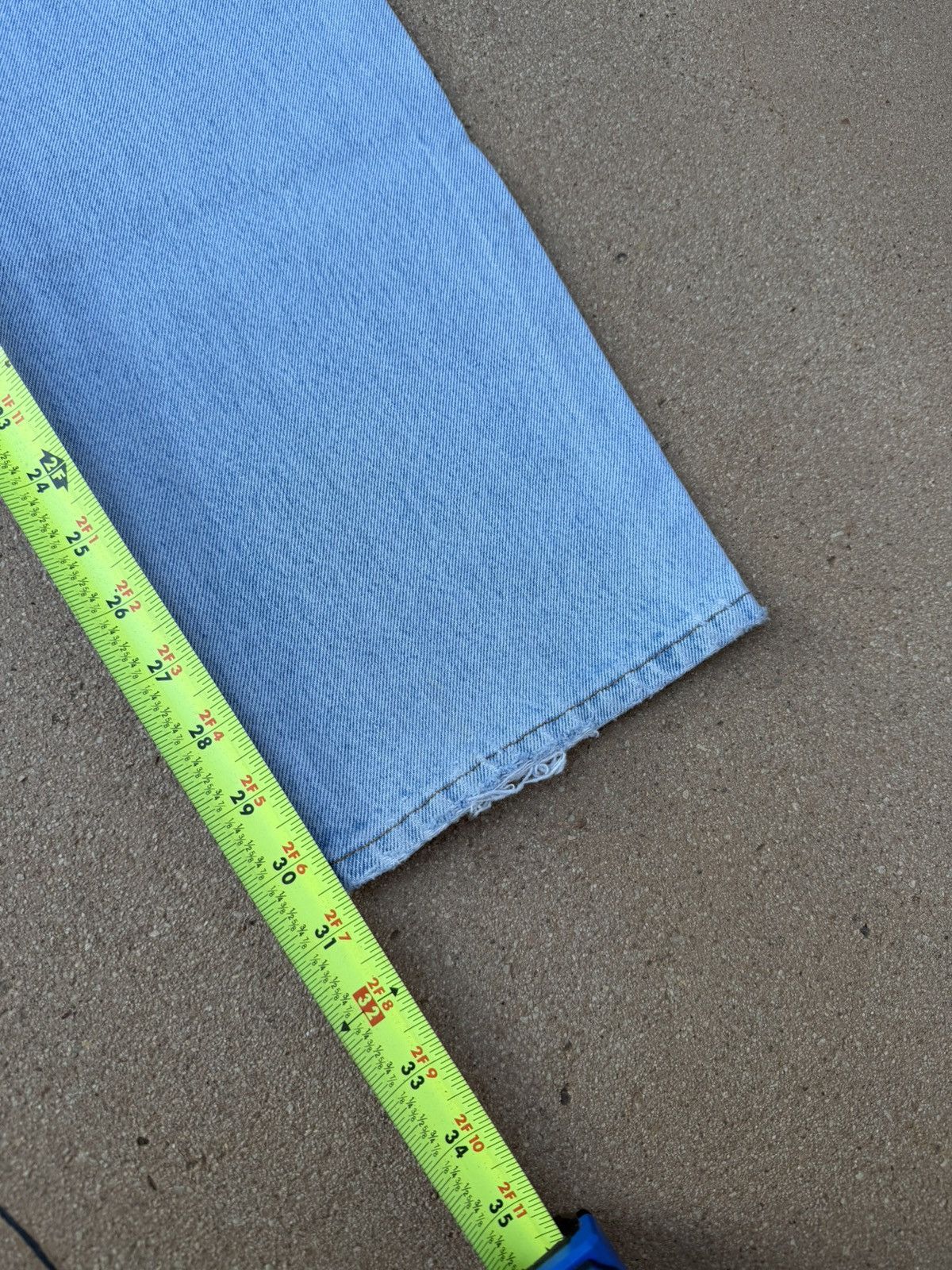 Levi's Vintage 80s Levi’s 501xx Buttonfly Faded Denim Jeans 28x30 Size US 28 / EU 44 - 11 Thumbnail